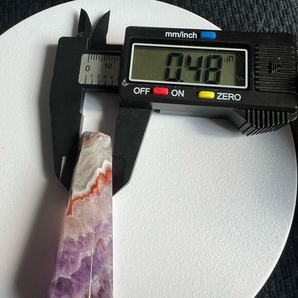 Amethyst Crazy Lace Crystal Wand‎ (#7) - Picture 8 of 11